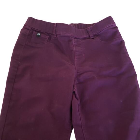 2 FOR $5 SALE Girl's Jordache Purple Jeggings Size Large (10/12) - Picture 3 of 8